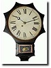 C.1870, Terry Clock Co., iron front wall clock