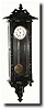 C.1825, Austrian, Miniature 2-day Silk Sus-pension, spring regulator wall clock
