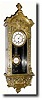 C.1890, German, Miniature 8-day Spring regulator wall clock