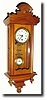 C.1890, German, Miniature 8-Day "R-A" regulator wall clock
