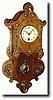 C.1880, German, Lenzkirch, Miniature Open well walnut wall clock