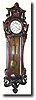 C.1860, German, 2-Weight Vienna Style regulator wall clock