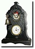 C.1900, French, "JESTER" animated Bell ringer alarm clock