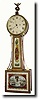 C.1827 Jacob Merrill, Plymouth rare center seconds banjo clock