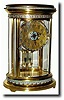 C.1900, French, Oval Crystal Regulator shelf clock