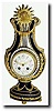 C.1890, Tiffany Co., New York, Blue Cobalt Porcelain Lyre Clock
