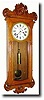 C.1905, New Haven Clock Co.,"GRECIAN" wall clock