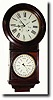 C.1878, Welch Spring and Co, "No. 4 Round Head Regulator" calendar wall clock