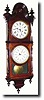 C.1878, Welch, Spring and Co., "No. 3 Regulator, B. W double dial calendar clock
