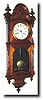 C.1880, Welch, Spring and Co., "No. 4 Regulator, B.W." wall clock