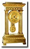 C.1850, French ormolu portico clock