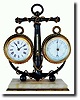 C.1880, French, Industrial Series, Marine theme desk clock
