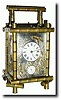 C.1885, French, Margaine, Brass Cased Carriage clock
