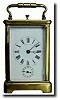 C.1900, French, for J.E. Caldwell and Co., Philadelphia, brass cased carriage clock