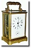 C.1860, Swiss, Brass Cased Engraved Carriage clock