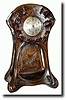 C.1928, Chelsea, Unusual Art Nouveau mantel clock