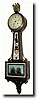 C.1938, Chelsea Clock Co., "Willard" model size, Ship's Strike banjo clock