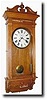 C.1893, Waterbury Clock Co., "Regulator No. 17" wall clock