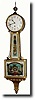 C.1910, Waterbury "Willard No. 3" banjo clock