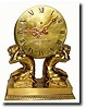 C.1930, Sterling Bronze Co., figural shelf clock, with Chelsea movement