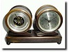 C.1924, Chelsea clock and barometer desk set