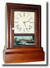 C.1845, J.C. Brown ripple cottage clock
