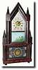 C.1845 Birge and Fuller double steeple mantel clock