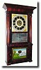 C.1835, C. and N. Jerome, Bristol, Conn, double deck empire shelf clock