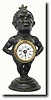 C.1910, French, "Aboriginal" Novelty alarm clock