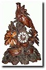 C.1880, Black Forest Carved Figural clock,