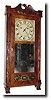C.1830 Silas Hoadley, Plymouth, Conn., column and splat shelf clock