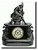 C.1878, F. Kroeber, New York, SAXONIA, a large figural clock