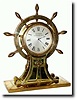 C.1930, English, BENSON, 8-Day Ship's Wheel desk clock