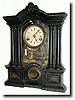 C.1855, American Clock Co., New York. Iron Front shelf clock