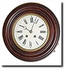 C.1870, German, Lenzkirch, for the French market, small round dial wall clock
