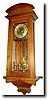 C.1910, German, Junghans, Art Nouveau spring wall regulator
