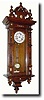 C.1910, Junghans, Walnut "R-A" Wall regulator clock