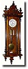 C.1903, German, Gustav Becker, 2-Weight wall regulator clock
