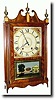 C.1825, Mark Leavenworth and Son, Waterbury, Conn pillar and scroll clock