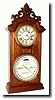 C.1880, Ithaca Clock Co., "No 8 Shelf Library" calendar clock