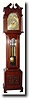 C.1910, German, Winterhalder and Hofmeier 9-tube, 2-tune longcase hall clock