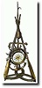 C.1885, Ansonia Clock Co, NAVY novelty clock