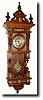 C.1890, German, Open Well Balcony Wall Clock
