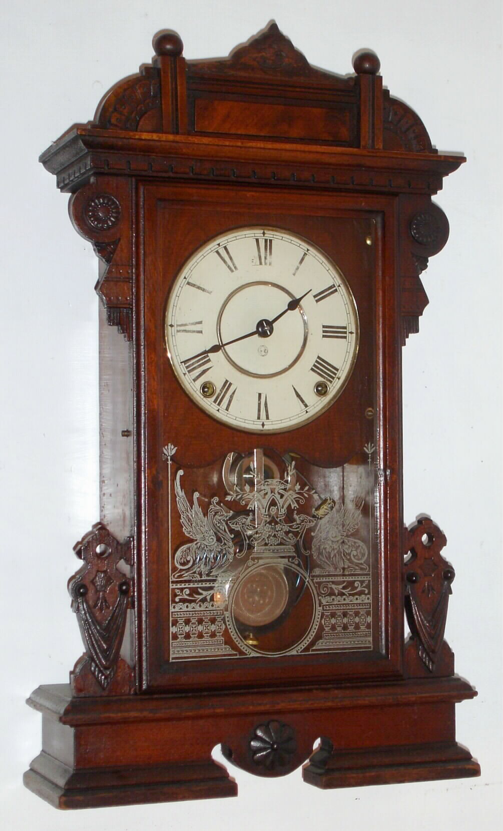 Seth Thomas Clock Co., C.1886, "Ogden", 8-day time/strike city series mantel clock. — Antique Clocks Price Guide