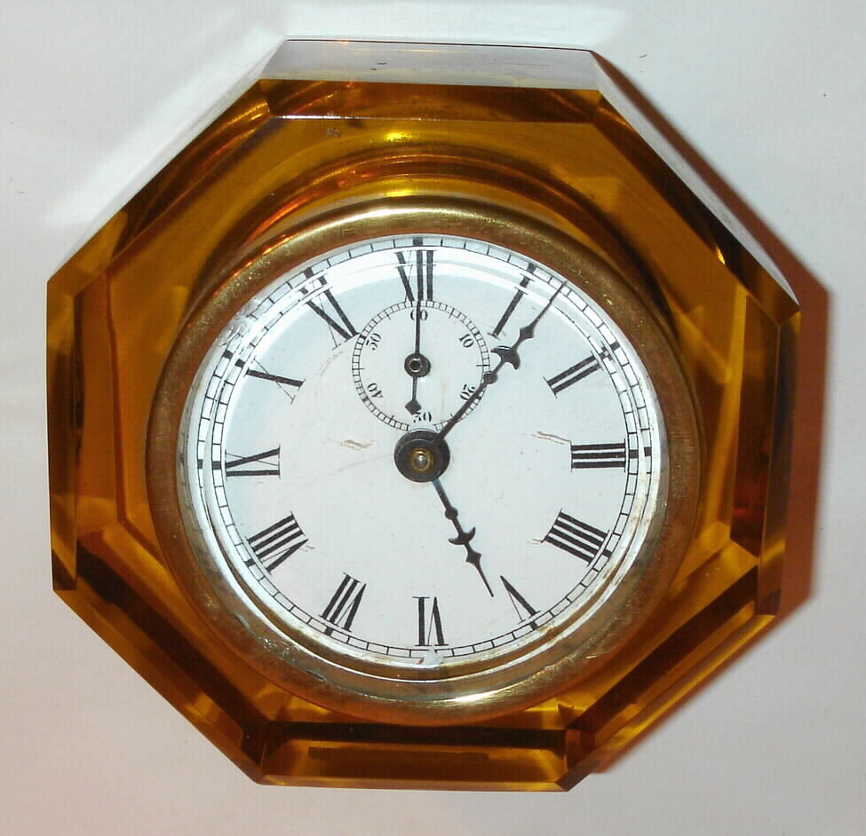 E.N. Welch Mfg. Co., C.1891, "The Jewel", 30-hour time/strike novelty clock. This example does not have a repeat function. — Antique Clocks Price Guide
