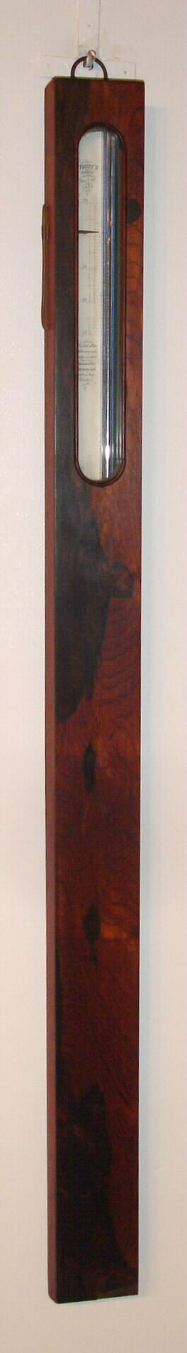 Timby's Patent Barometer, a mercury field barometer in a rosewood veneer case, c1857 — Antique Clocks Price Guide