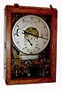 Chelsea Clock Co., Boston U.S.A. "Time Interval Clock No. III" U.S. Signal Corps military timepiece 8 day time only spring driven movement with electrical time interval component signaling on bell in oak case, c1940