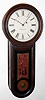 E. Howard and Co., Boston, No. 11 "Keyhole" time only 8 day weight driven, in rosewood grained cherry case, c1890