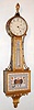 Waltham Clock and Watch Co, Waltham Mass. presentation banjo, with E. Howard and Co. premium movement with maintaining power, C.1930 (not the first such example we have come across), from the Moodie collection, this clock was acquired by Mr. Moodie around 1950.