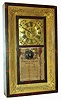 Atkins and Porter, Bristol, Conn., 30-hour weight-driven time and strike brass-dial OG shelf clock, C.1844.
